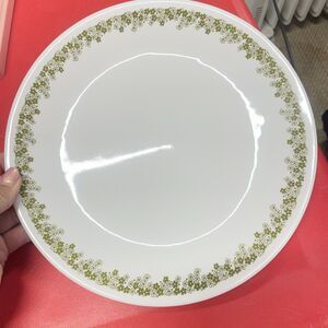 Vtg Corelle Spring Blossom Green (Crazy Daisy) 102.5” Dinner Plate Replacement